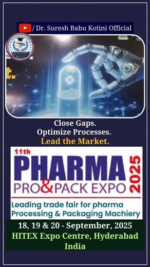 Pharma Pro&Pack Expo 2025 Close the Gaps, Optimize Processes, Lead the Market #shorts #ytshorts