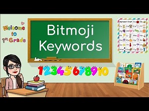 Bitmoji Keywords - Finding Bitmoji Character
