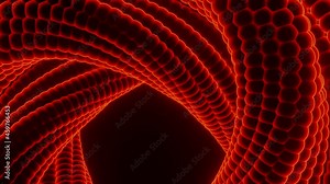 3D swirling snake. Design. Animation of twisting spiral with snake texture. Spiral with swirling movements and bright texture Stock Video