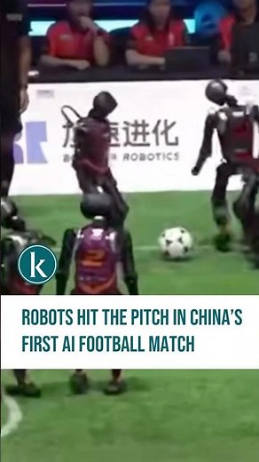 China leads future of sport with first humanoid robot football match