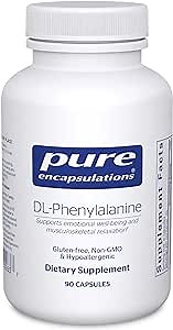 Pure Encapsulations DL-Phenylalanine | Amino Acid Supplement for Memory and Focus, Joints, Muscles, and Cognitive Support* | 90 Capsules