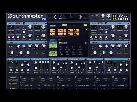 SYNTHMASTER ONE by KV331 Audio 🔹 The BIG Soundtest Demo