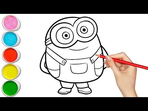 How To Draw Bob From Minions, Kids Easy Drawing Step by Step, Drawing Guide