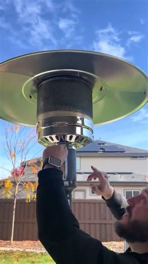 Fall Patio Heater season is here! #patioheater #heater #patiolife #patio #propaneheater