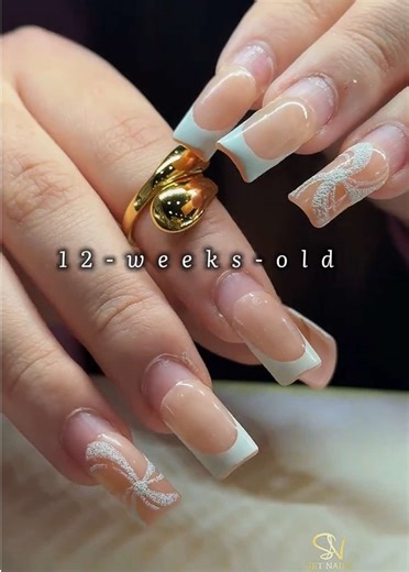 From 12-week-old grown-out nails to clean, balanced beauty ✨ Black & white polka-dot French tips for a stylish, playful touch Accent nails with 3D floral art in black and blush, finished with a tiny crystal center 📍 Set Nails Garden 📞 Call/Text: (470) 350-1073 ⏰ Mon–Sat: 10:00 AM – 7:30 PM | Sun: 12:00 PM – 6:00 PM #nailtransformation #nailfill #healthynails #frenchnails #sugarhillnails