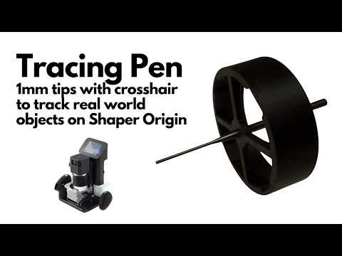 I made a special Tracing Pen for the Shaper Origin (and it actually works) #shaperorigin #tracer