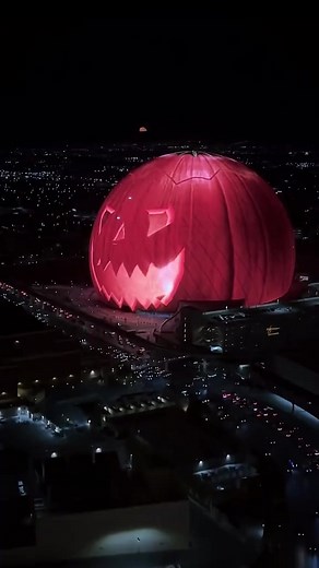 Spooky season is fast approaching! ￼Check out the new MSG Sphere in Las Vegas! | Isaac Alexander DIY