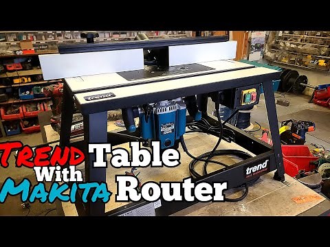 Fitting a Makita RP2303FC Router to a Trend router table.