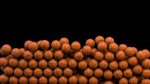 Falling Basketball Balls 3d Render Alpha Stock Footage Video (100% Royalty-free) 3459508167 | Shutterstock