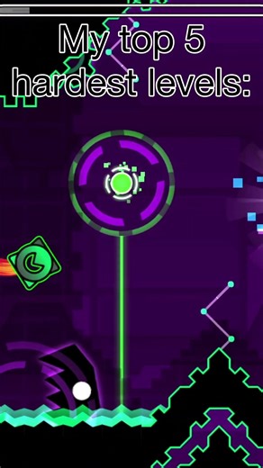 My top 5 hardest gd levels: