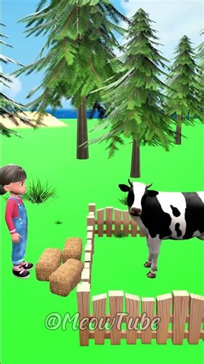 Scary Teacher and the funny cow 🐮😍👍