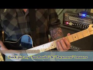 The Pretty Reckless - Follow Me Down - Guitar Lesson by Mike Gross