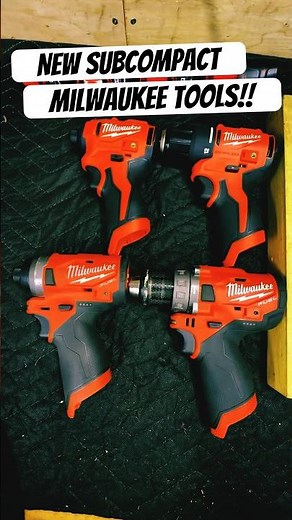 NEW Milwaukee M12 Subcompact Drill And Impact Driver vs FUEL Drill And Impact Driver