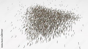 nicaragua map. Group of people walk and create a map of nicaragua.