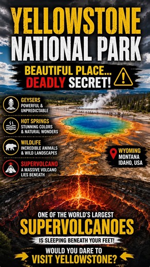 One of the World's Largest Super Volcanoes 🌋 | #MyGeoMyst #viral #volcano