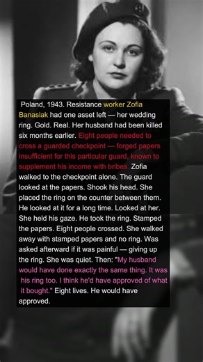 She Used Her Wedding Ring to Bribe a Guard and Save 8 People | Military History Talks