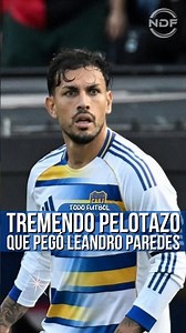 Leandro Paredes's powerful shot to Buch 😱 #leandroparedes #paredes #bocajuniors #messi #boca