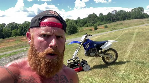 My new fancy lawnmower. | Ginger Billy