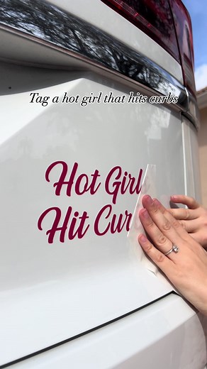 Tag A Hot Girl That Hits Curbs❤️‍🔥 . . . #customdecals #decals #customshop #funnybumpersticker #decalshop #giftsforher #hotgirlsofinstagram #smallbusiness #giftsforhim #passengerprincess #vinyldecal #printshop #vinylcommunity #customprints