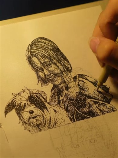 Mastering Stippling Art with Drawing Pens