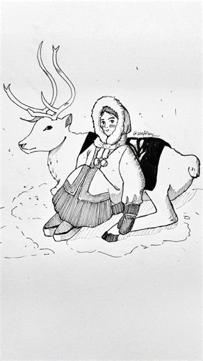 Day 19 #inkdrawing #inktober #sketch #イラスト #drawing #illustration #art #アナログ #lineart #スケッチ #メイキング