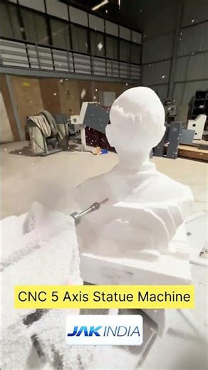 High Speed 5 Axis CNC Machine for Thermocol Statue Making | Double Tool | Big Size
