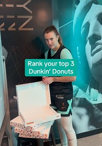 Rank Your Top 3 Dunkin’ Donuts — NY Liberty Players Picks