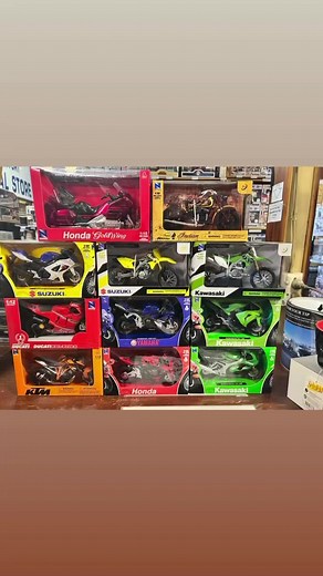 Hi guys! A few 1:12 #scale #motorcycle #models have just hit the shelves at the #uppersturtgeneralstore Drop in any day between 10-4pm #kawasaki #yamaha #honda #ducati #indian #ktm | Upper Sturt General Store