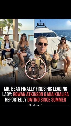 GlobalCodeX on Instagram: "Mr. Bean Finally Finds His Leading Lady: Rowan Atkinson & Mia Khalifa Reportedly Dating Since Summer In the most delightfully unexpected plot twist of 2026, comedy legend Rowan Atkinson, forever immortalized as the bumbling, wordless genius Mr. Bean, has reportedly been quietly dating adult film star and internet personality Mia Khalifa since the summer months. Sources close to the pair describe a surprisingly low-key romance that began with casual meetings in the Sout