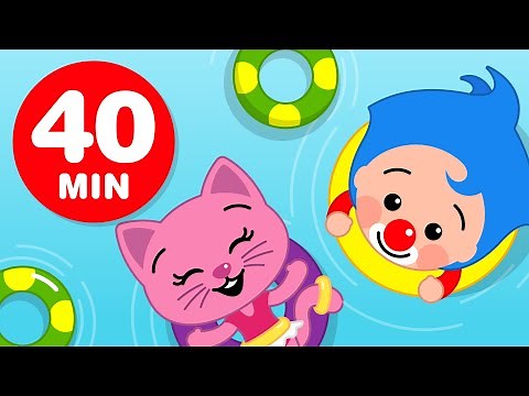 Todos Al Agua - Y Más de Capítulos de Plim Plim (40 Minutos) | Dibujos Animados