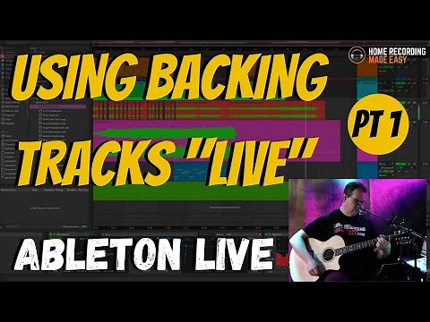 Running Backing Tracks LIVE | Ableton LIVE Part 1
