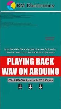 Playing back PCM samples on Arduino : 7 Simple Arduino Projects for Beginners