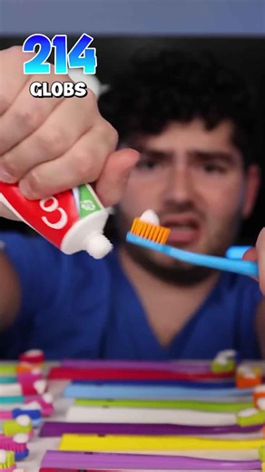Counting every toothpaste glob?