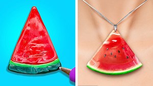50K views · 1.1K reactions | Jewelry that looks like food || DIY jewelry from simple materials | FoodGasmic | Facebook