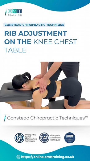 #Gonstead Rib Manipulation Techniques via a knee chest table - learn and get full certification via the online course #chiropractic #spinalmanipulation | OMT Training