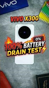 vivo X300 Day In Life Battery Drain & Charging Test!