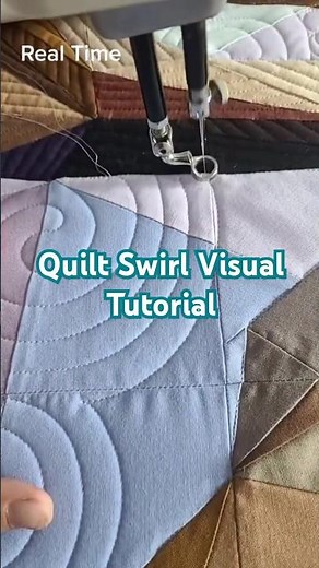 Quilt Swirl Visual Tutorial #longarmquilting #quilting #freemotionquilting