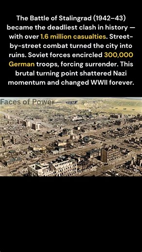 Stalingrad: The Deadliest Battle in Human History 😳 #WW2 #history