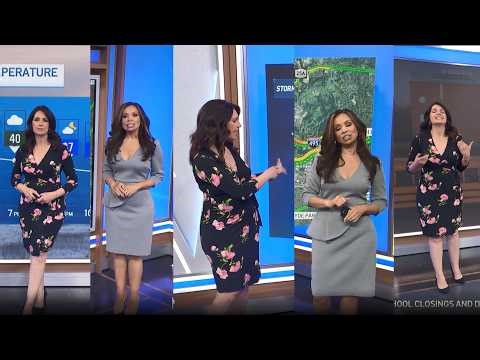 Maria LaRosa & Adelle Caballero with Weather & Traffic for NBC Today in New York (February 26, 2026)