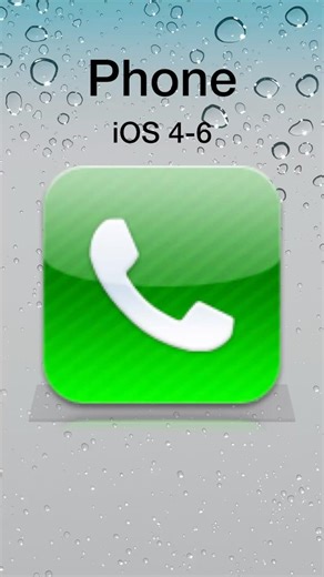 iOS Phone Icon Evolution 📞 #shorts