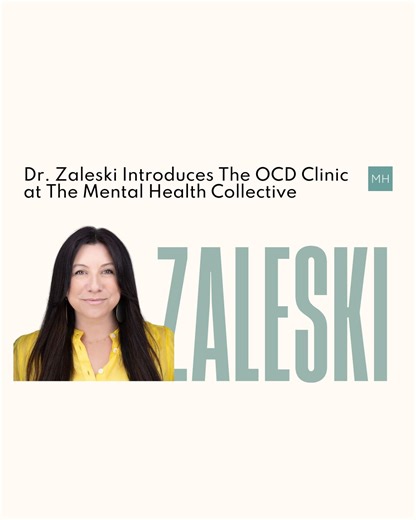 The Mental Health Collective on Instagram: ""The Mental Health Collective is really skilled at evidence-based treatment in the realm of OCD, those would be therapies like Exposure and Response Prevention and Acceptance and Commitment Therapy." — Dr. Kristen Zaleski, PhD, LCSW In this interview, Dr. Kristen Zaleski, Chief Clinical Officer, provides an inside look at The OCD Clinic. Discover how The Mental Health Collective integrates specialized, evidence-based modalities to provide comprehensive