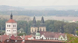 Ancient architecture of Roudnice nad Labem in the Czech Republic
