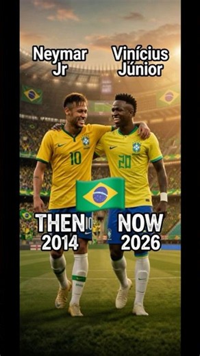 Brazil 2014 Legends vs 2026 New Wave 🔥 Then vs Now