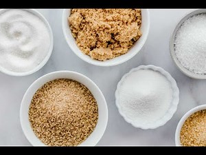 What are the different types of sugar? How are they used?
