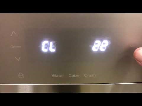 Running Diagnostics(Test Mode) On A Frigidaire Gallery Side By Side Refrigerator
