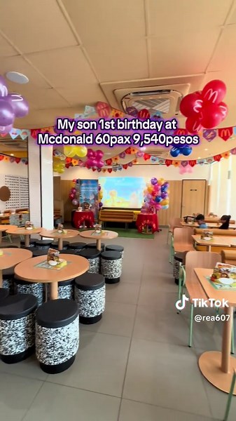 Mcdonald's Birthday Party Package for Your Child