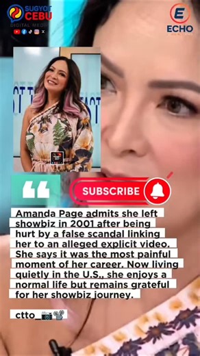 Former actress Amanda Page finally breaks her silence about why she...