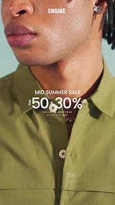Find everything from tees to trousers now at flat 50% and 30% off. Enjoy Mid Summer Sale & refresh your wardrobe now. | ENGINE | Facebook