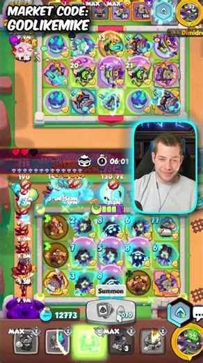 Craziest Tesla + Bruiser Dual Strategy! Chain Damage in Death WAVE | Rush Royale