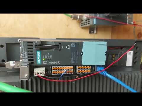 Test Run After Repair - Siemens Servo Motor - 1FT6108-8AC71-1AH1